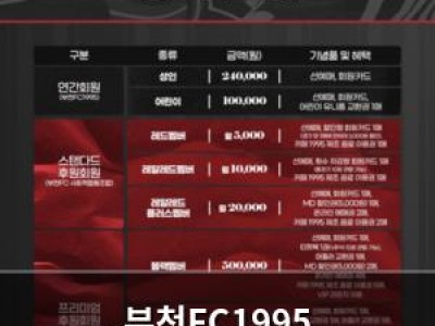 부천FC1995 연간·후원회원 모집 시작