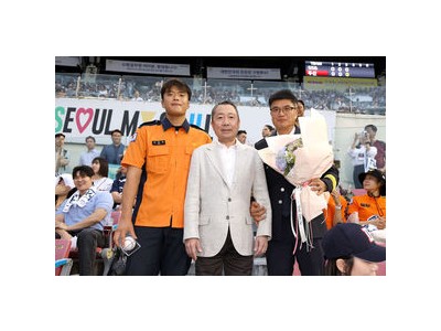 두산 베어스 소방관들에 감사 이벤트 펼쳐