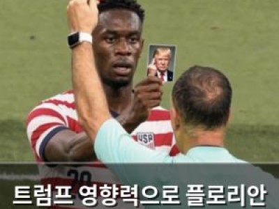 트럼프 영향력으로 플로리안 발로건 레드카드 유예
