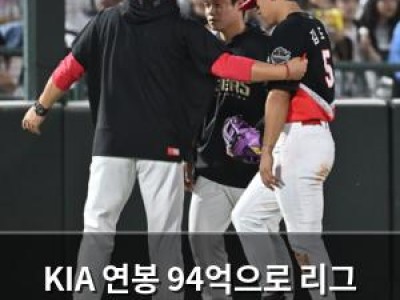 KIA 연봉 94억으로 리그 4위에 머무르다