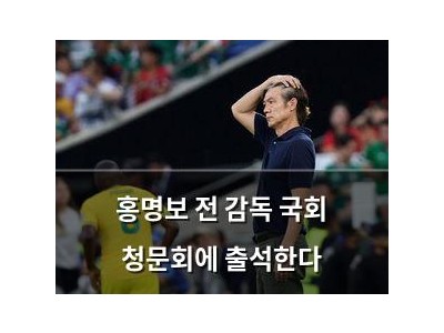홍명보 전 감독 국회 청문회에 출석한다